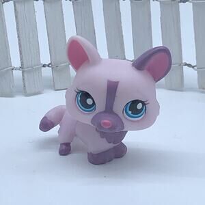 BOSTON TERRIER DOG #857 - Authentic Littlest Pet Shop - Hasbro LPS